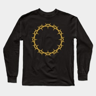 Crown of thorns from the head of Jesus Christ Long Sleeve T-Shirt